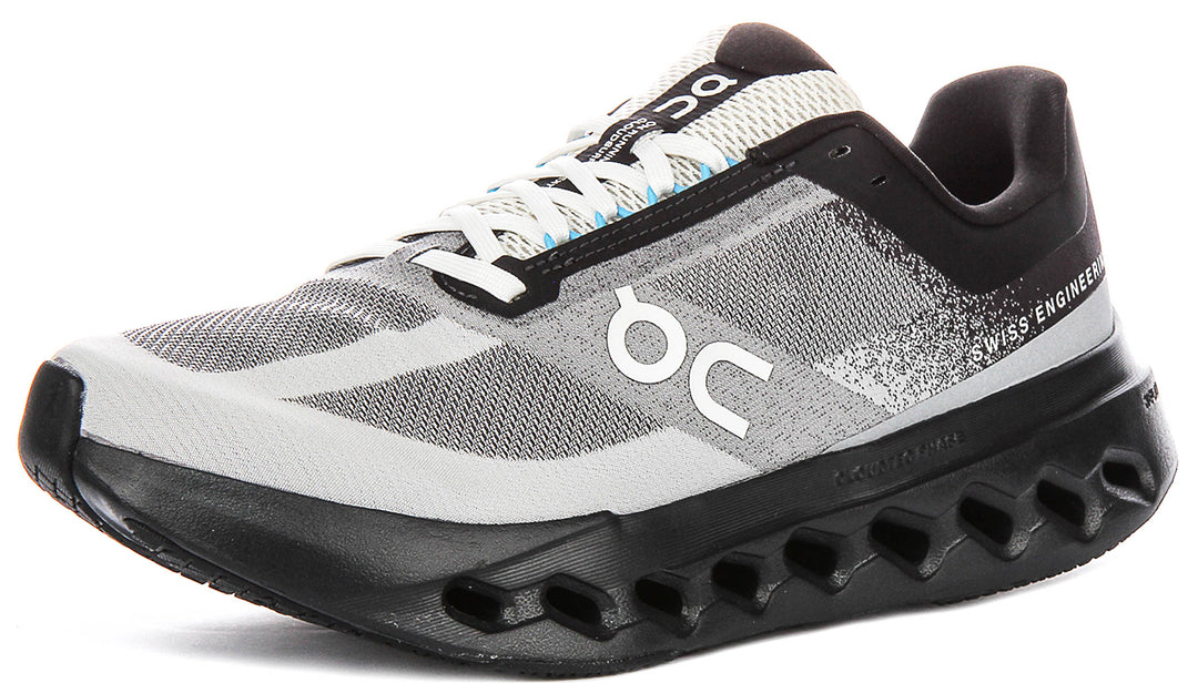 On Running Cloudsurfer Nxt Lumos In Black Grey For Men