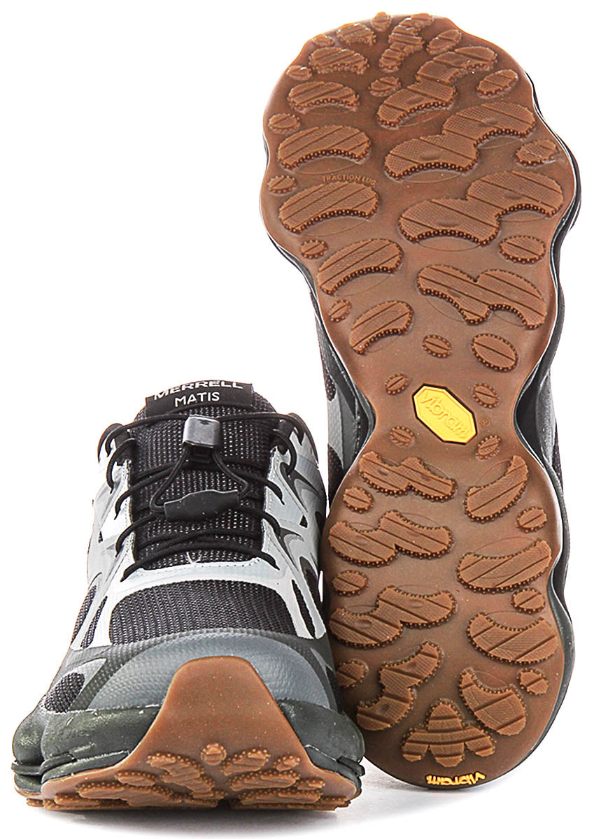 Merrell Speedarc Matis In Black Grey For Men