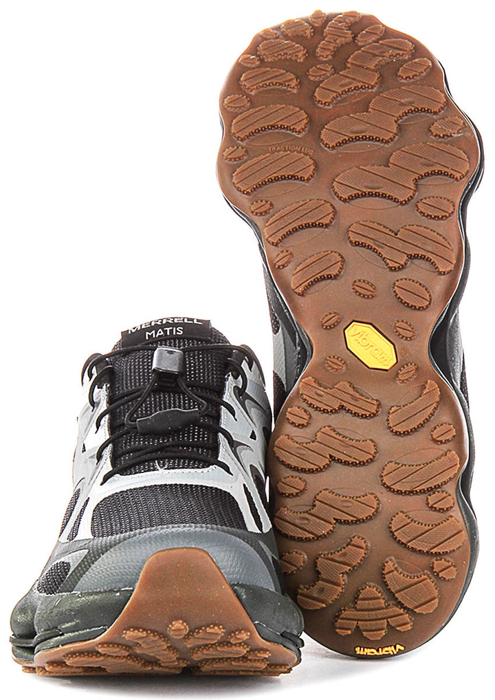 Merrell Speedarc Matis In Black Grey For Men