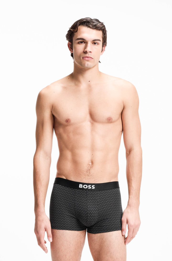 Boss Trunk 3 Pack Boss 1 In Black Grey For Men