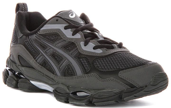Asics Gel NYC RGD In Black Grey For Men