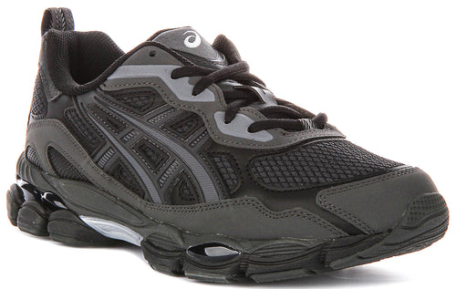 Asics Gel NYC RGD In Black Grey For Men