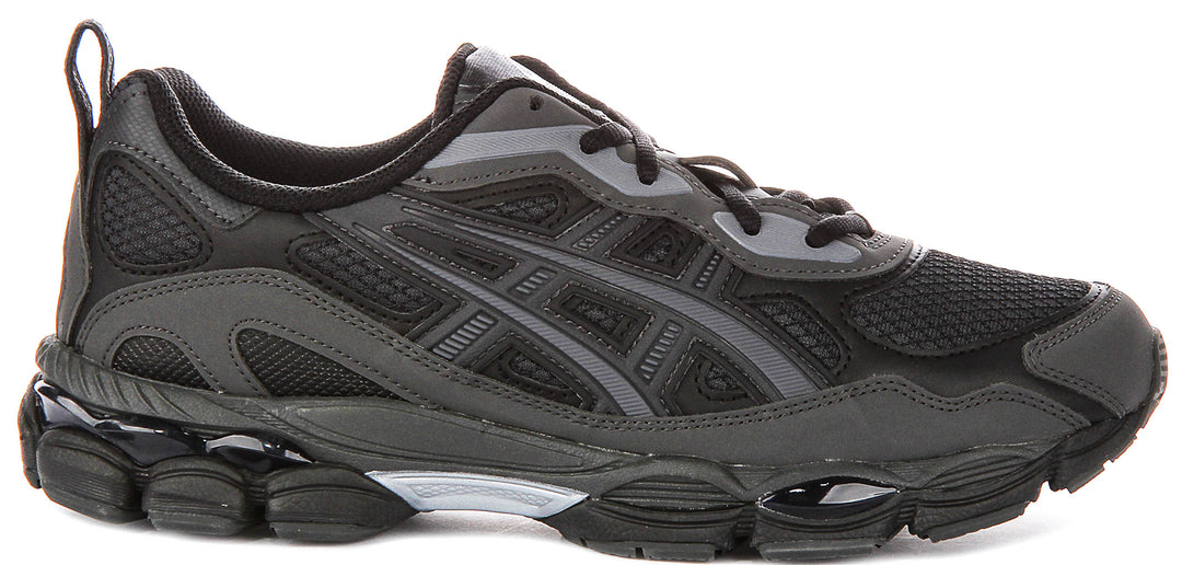 Asics Gel NYC RGD In Black Grey For Men