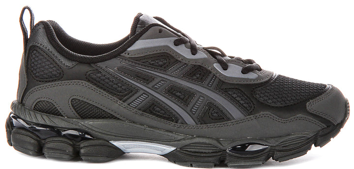 Asics Gel NYC RGD In Black Grey For Men