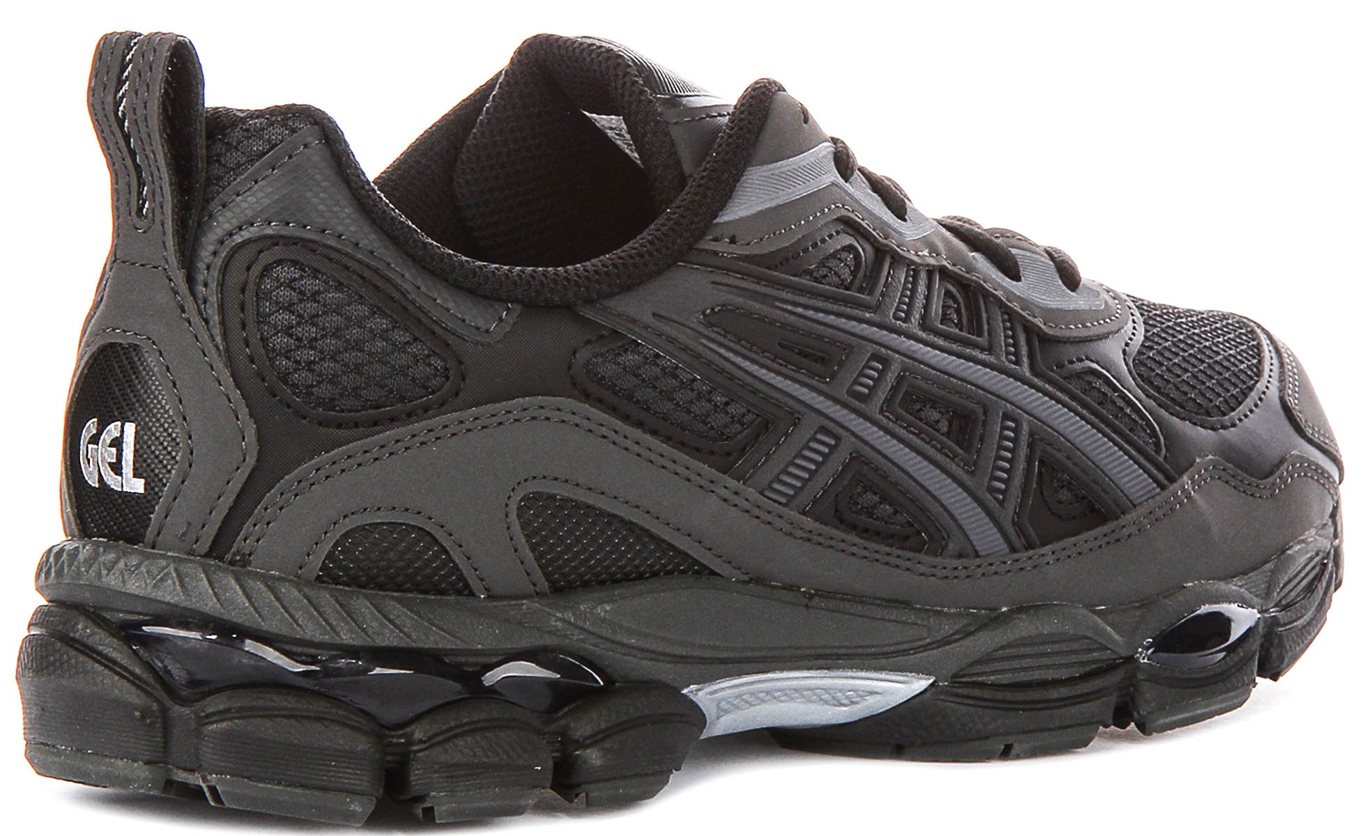 Asics Gel NYC RGD In Black Grey For Mens | Lace Up Mesh Gel