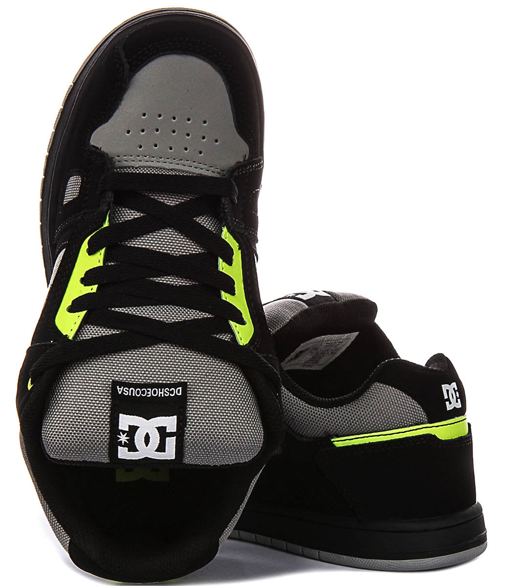 Dc Shoes Stag In Black Grey For Youth