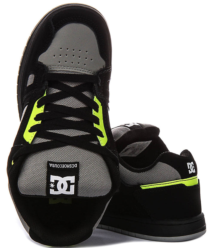 Dc Shoes Stag In Black Grey For Youth