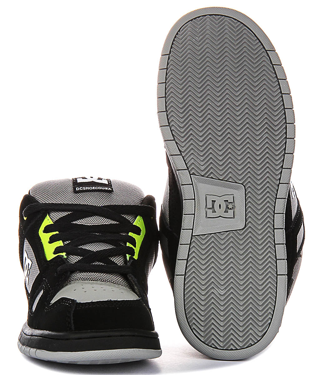 Dc Shoes Stag In Black Grey For Youth
