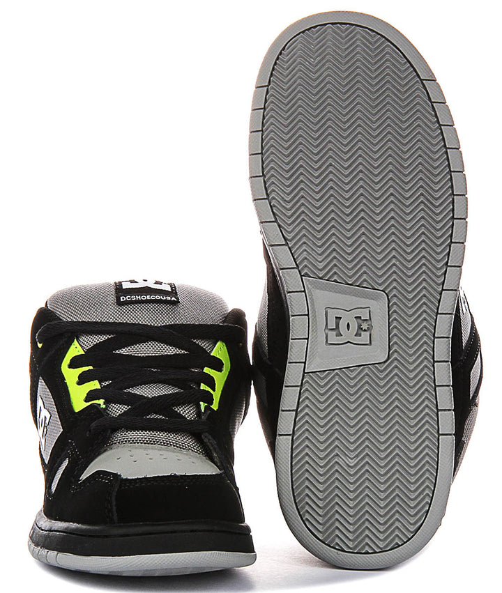 Dc Shoes Stag In Black Grey For Youth