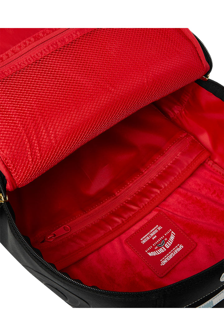 Sprayground Shadow Drip Backpack In Black Grey