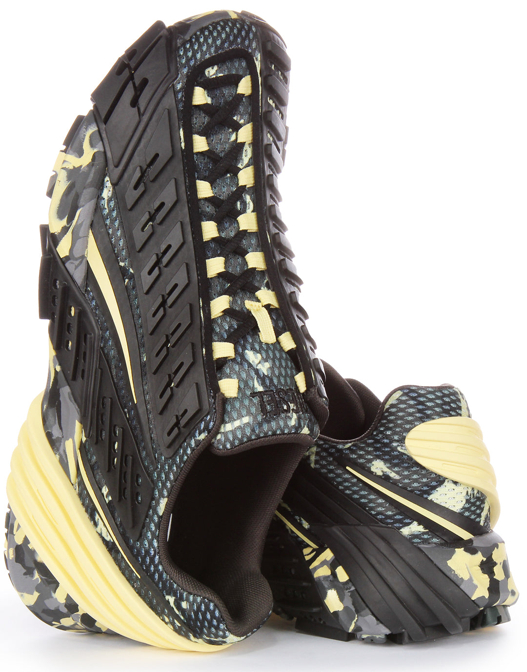 Diesel SPrototype V2 Scarpe da ginnastica allacciate a rete con rivestimento in gomma da in nero multi