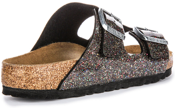 Birkenstock Arizona Kids Bs In Black Multi For Kids