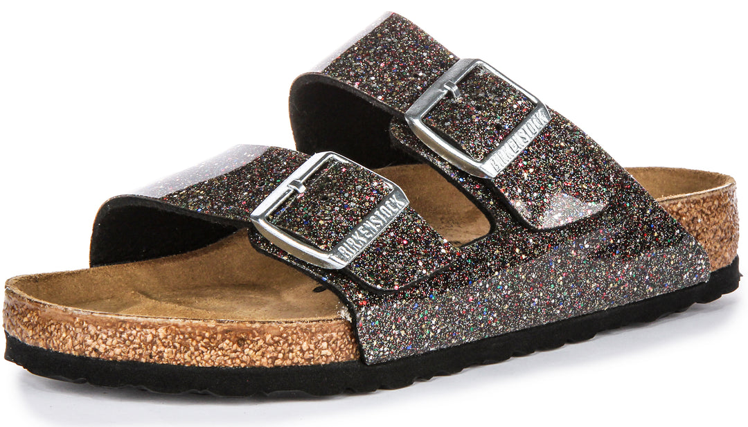 Birkenstock Arizona Kids Bs In Black Multi For Kids