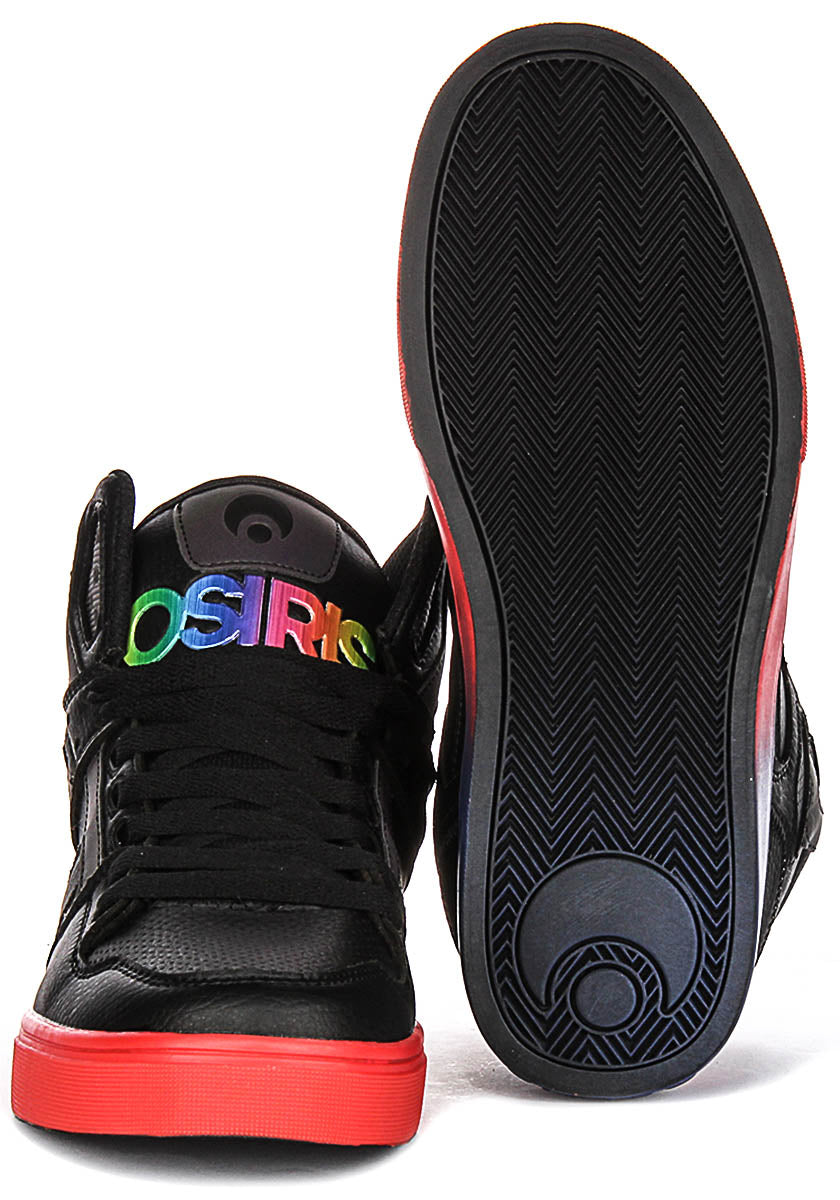 Osiris Clone In Black Blue Red For Men