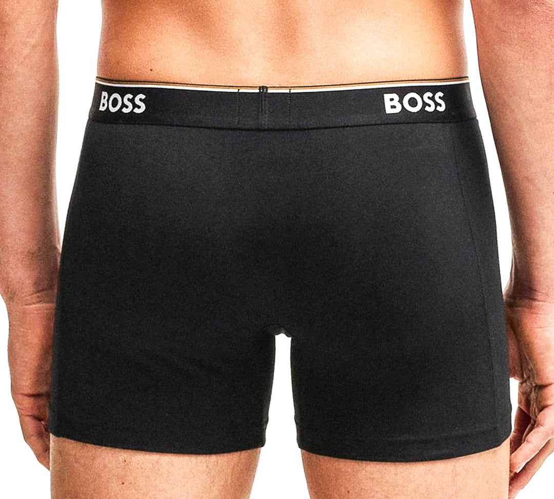 Boss Boxer Brief 3 Pair Power In Black Multicolour