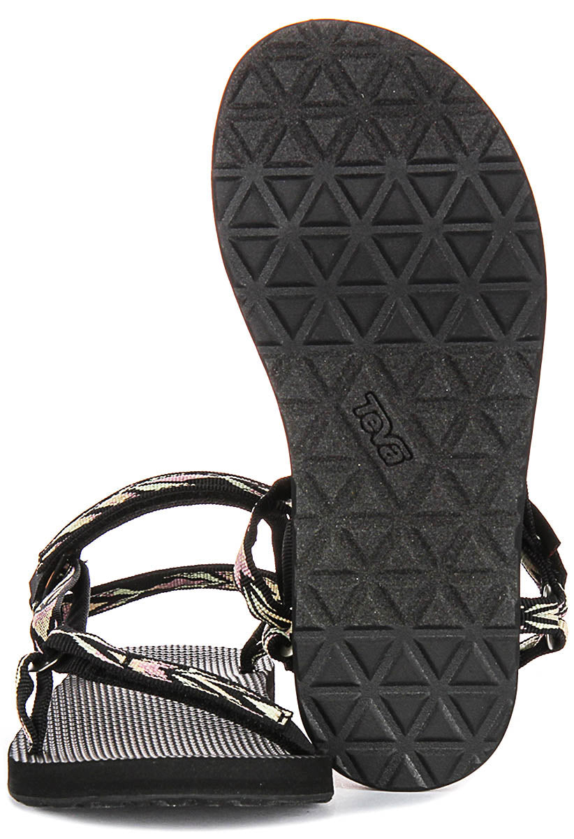 Teva Orginal Universal Slim In Black Multi For Women