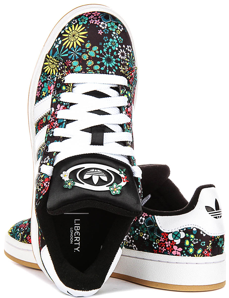 Adidas Campus 00S X Liberty Print In Black Florals For Junior