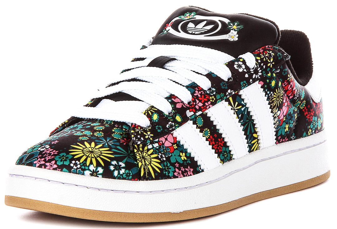Adidas Campus 00S X Liberty Print In Black Florals For Junior