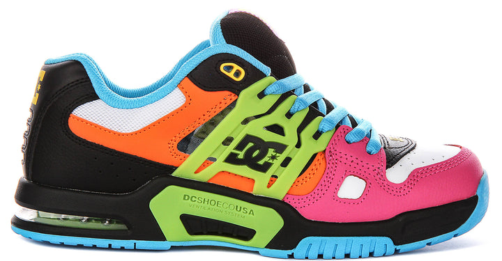 Dc Shoes AT-2 In Black Pink Lime For Men