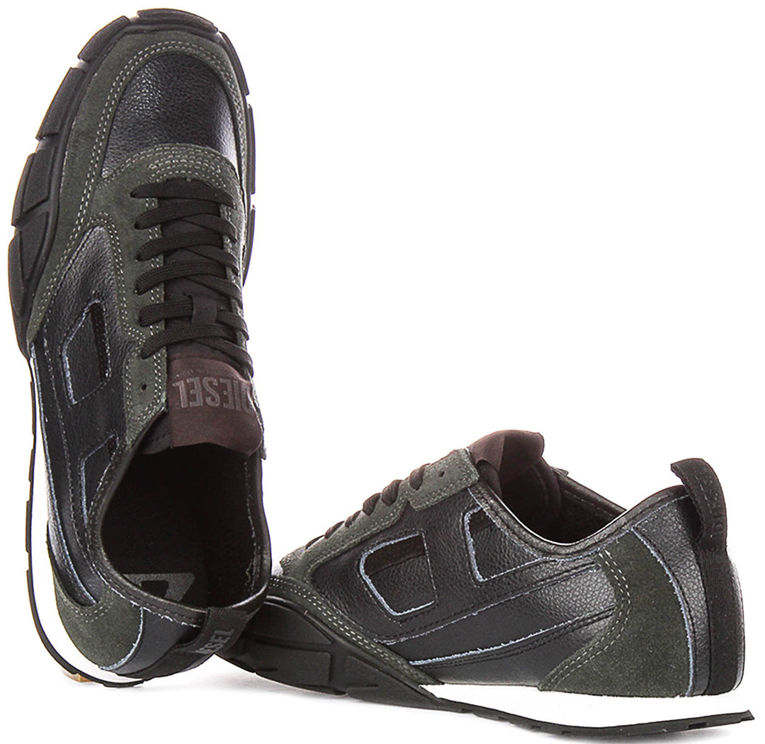Diesel S pagodha Low In Black Olive For Men