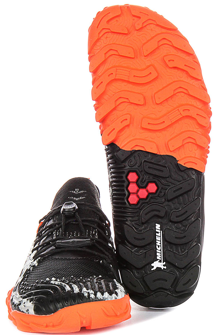 Vivobarefoot Hydra Esc In Black Orange For Women