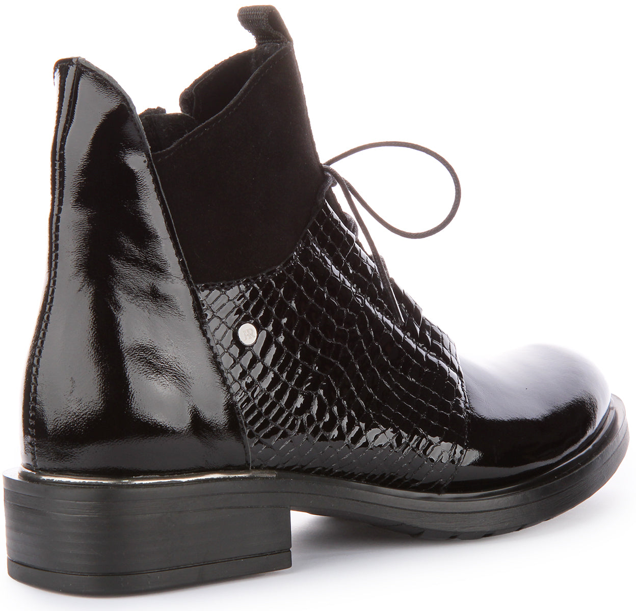 JUSTINREESS Damen Schnürhalbschuhe Simon W Aus Leder – Klassische Brogues Mit Rutschfester Sohle