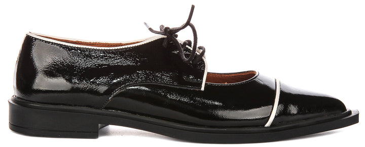 Justinreess England Jane In Black Patent For Women