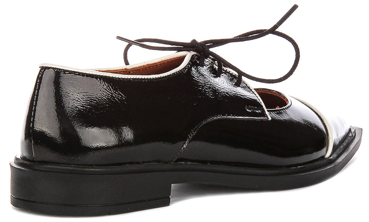 Justinreess England Jane In Black Patent For Women