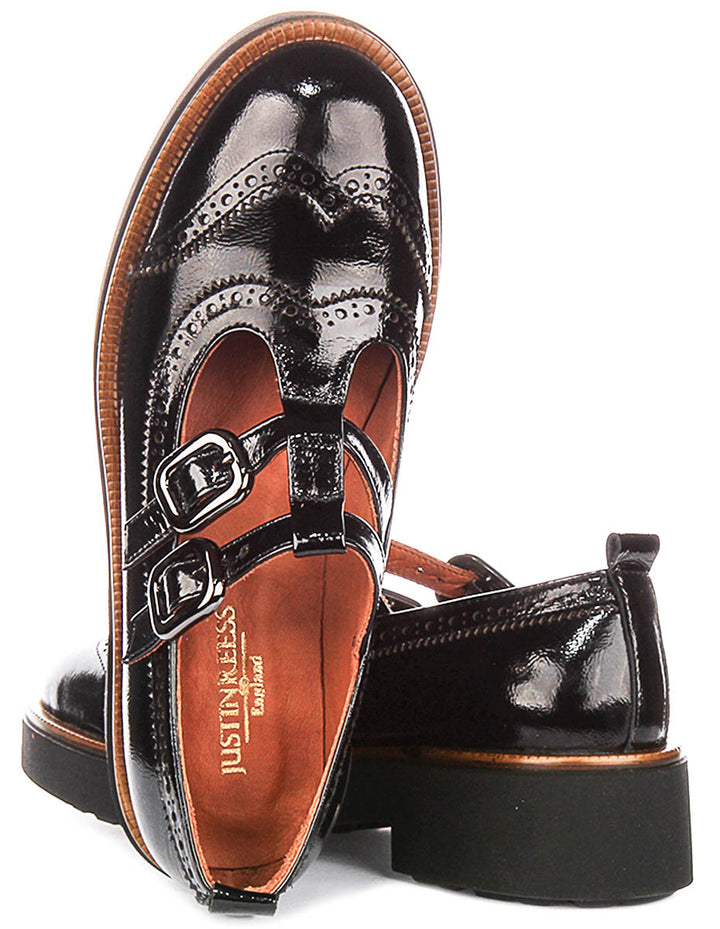 Justinreess England Ruth In Black Patent For Women