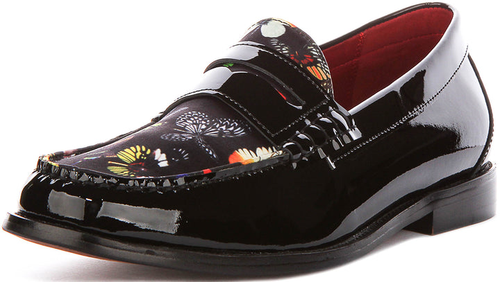 Justinreess England Gabriel In Black Patent For Men