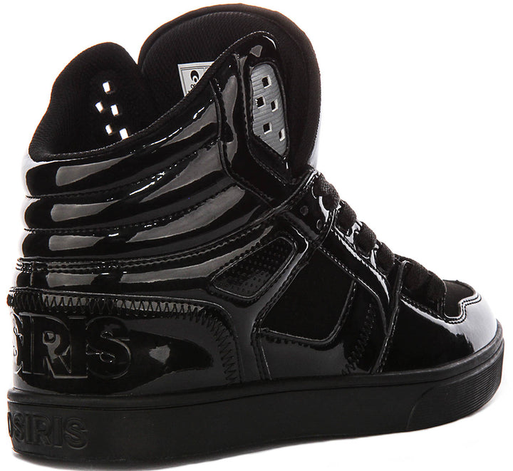 Osiris Clone In Black Patent For Men