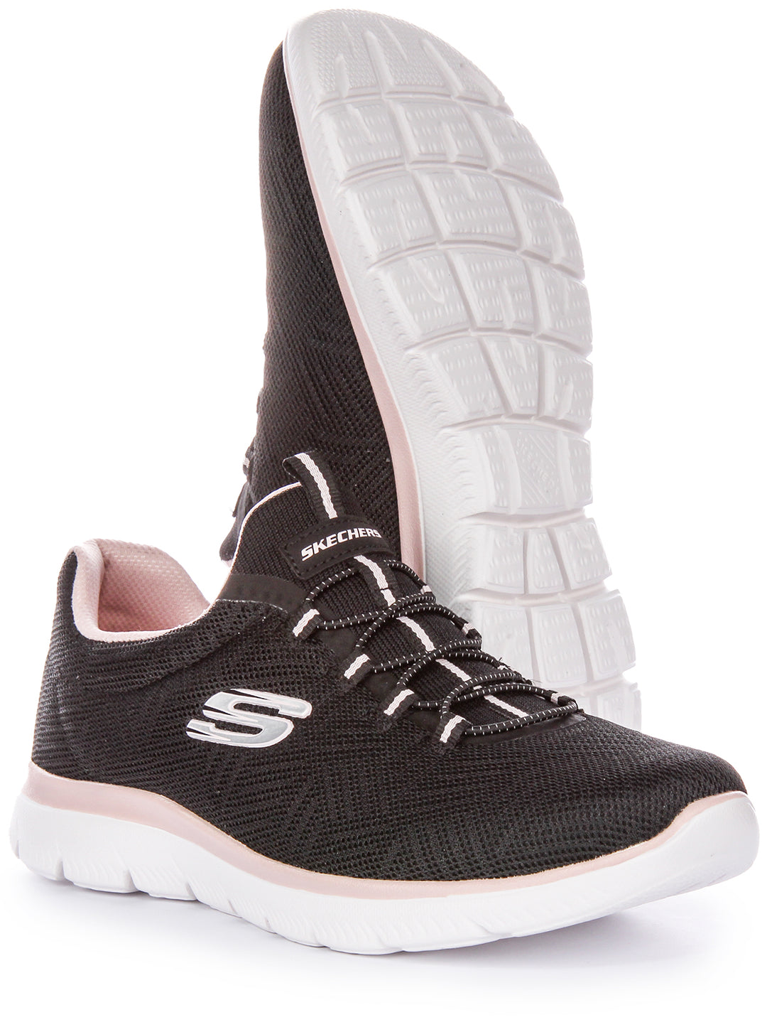 Skechers Summits Artist In Black Pink For Women