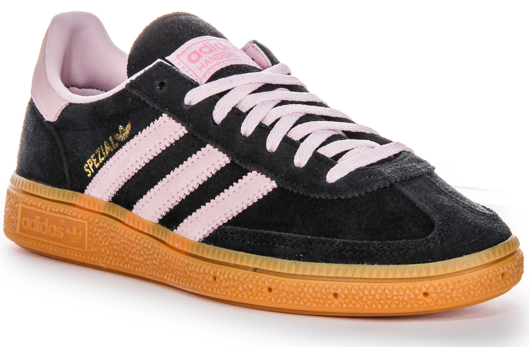 adidas Originals Handball Spezial W Core Black/Clear Pink adidas Originals Handball Spezial W Core Black/Clear Pink