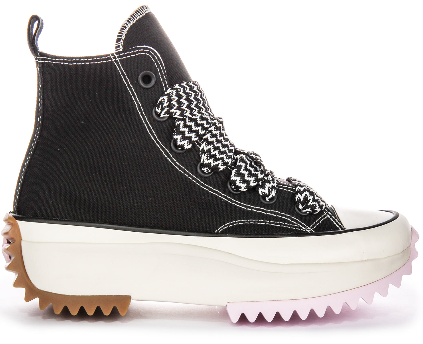 converse Run Star Hike 黒 Converse Run Star Hike A10435C In Black Pink | High Platform