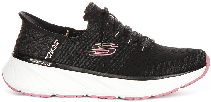 Skechers Edgeride Impression In Black Pink For Women