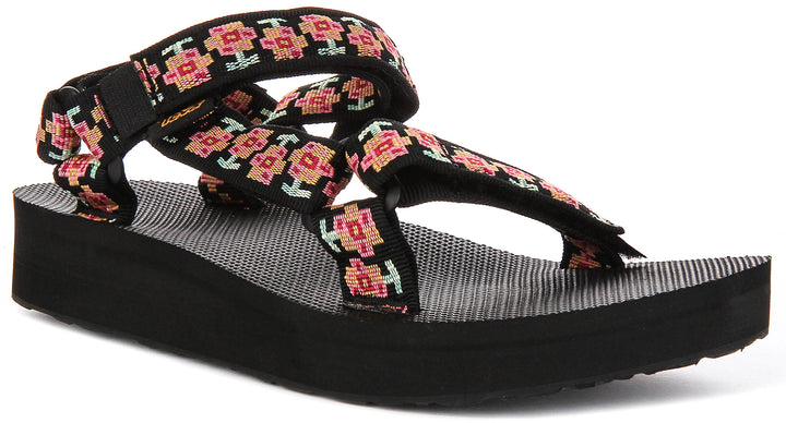Teva Midform Universal In Black Pink For Women