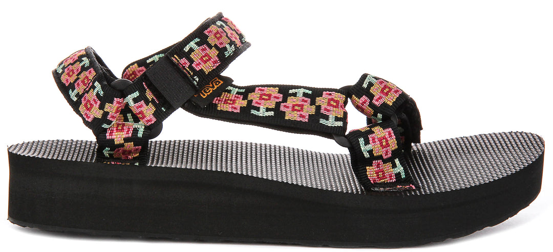 Teva Midform Universal In Black Pink For Women