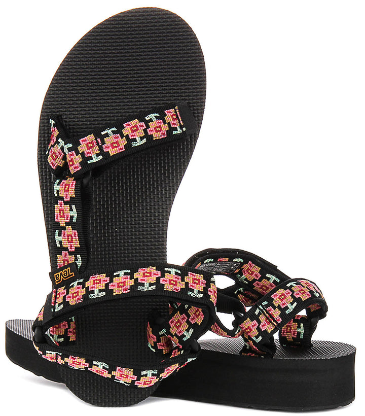 Teva Midform Universal In Black Pink For Women