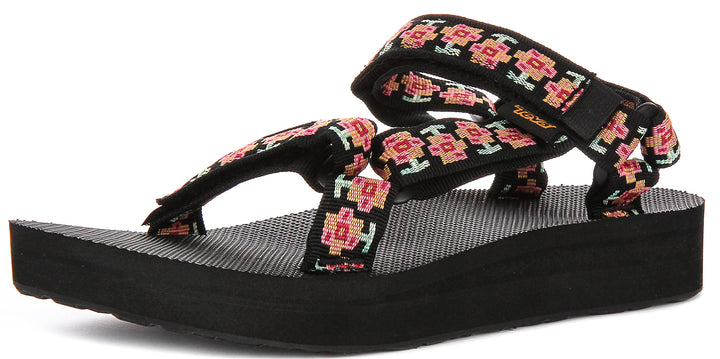 Teva Midform Universal In Black Pink For Women