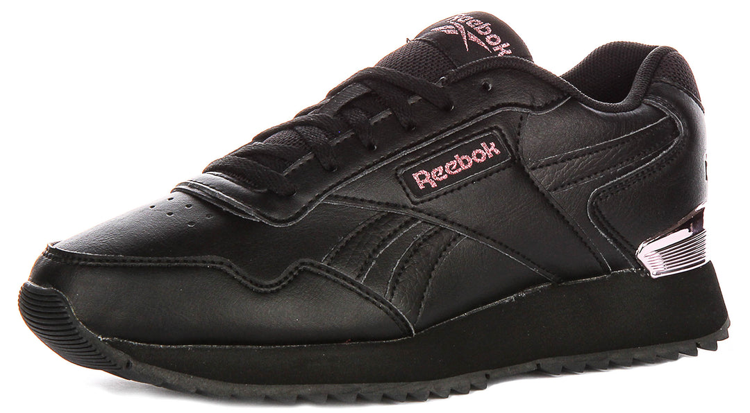 Reebok Glide Ripple In Black Pink For Women