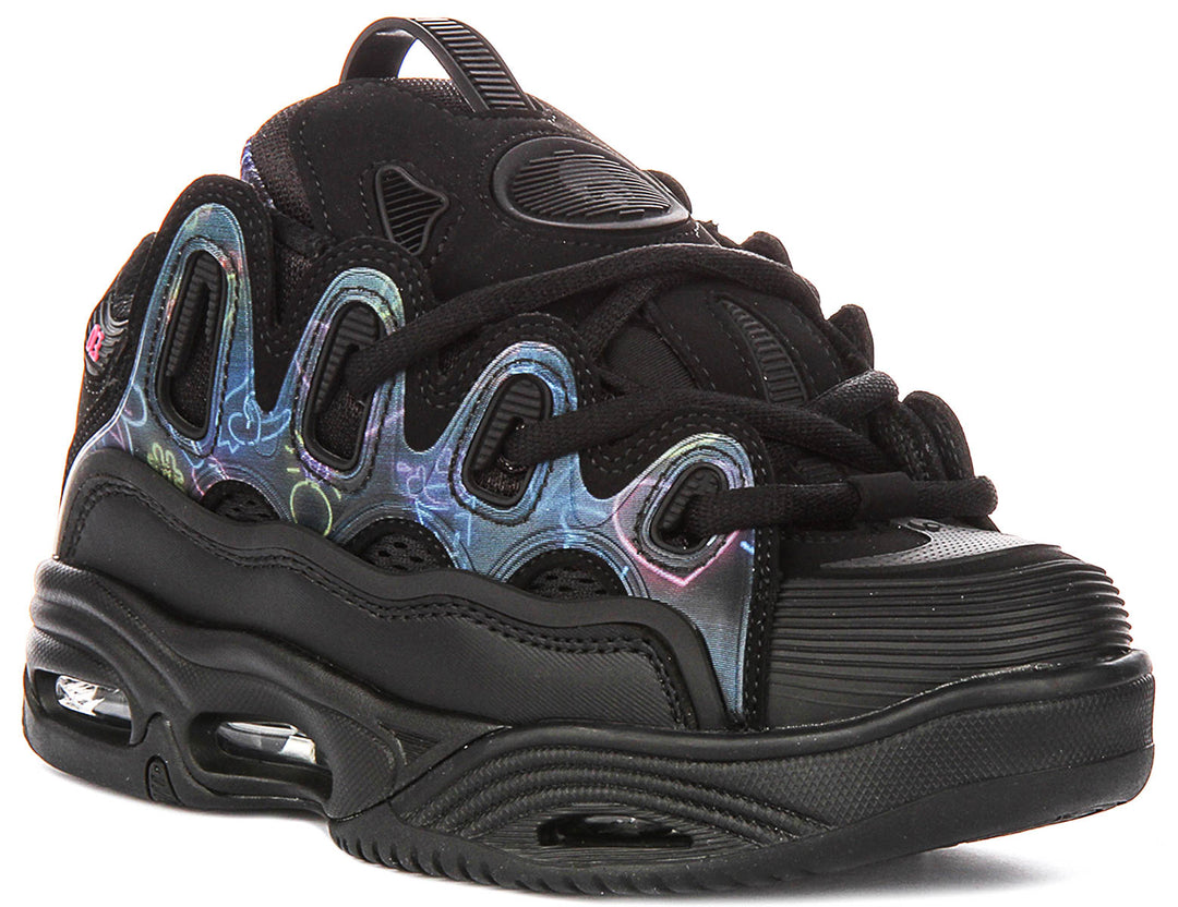 Osiris D3 2001 In Black Pink For Men