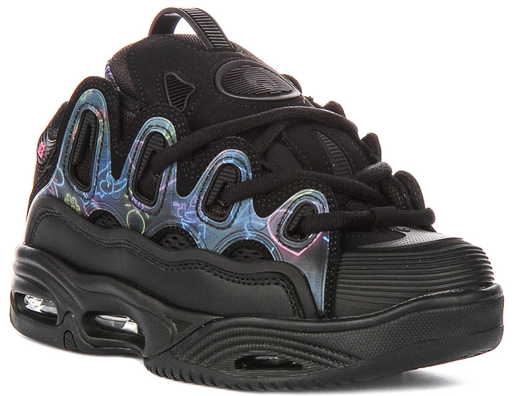 Osiris D3 2001 In Black Pink For Men