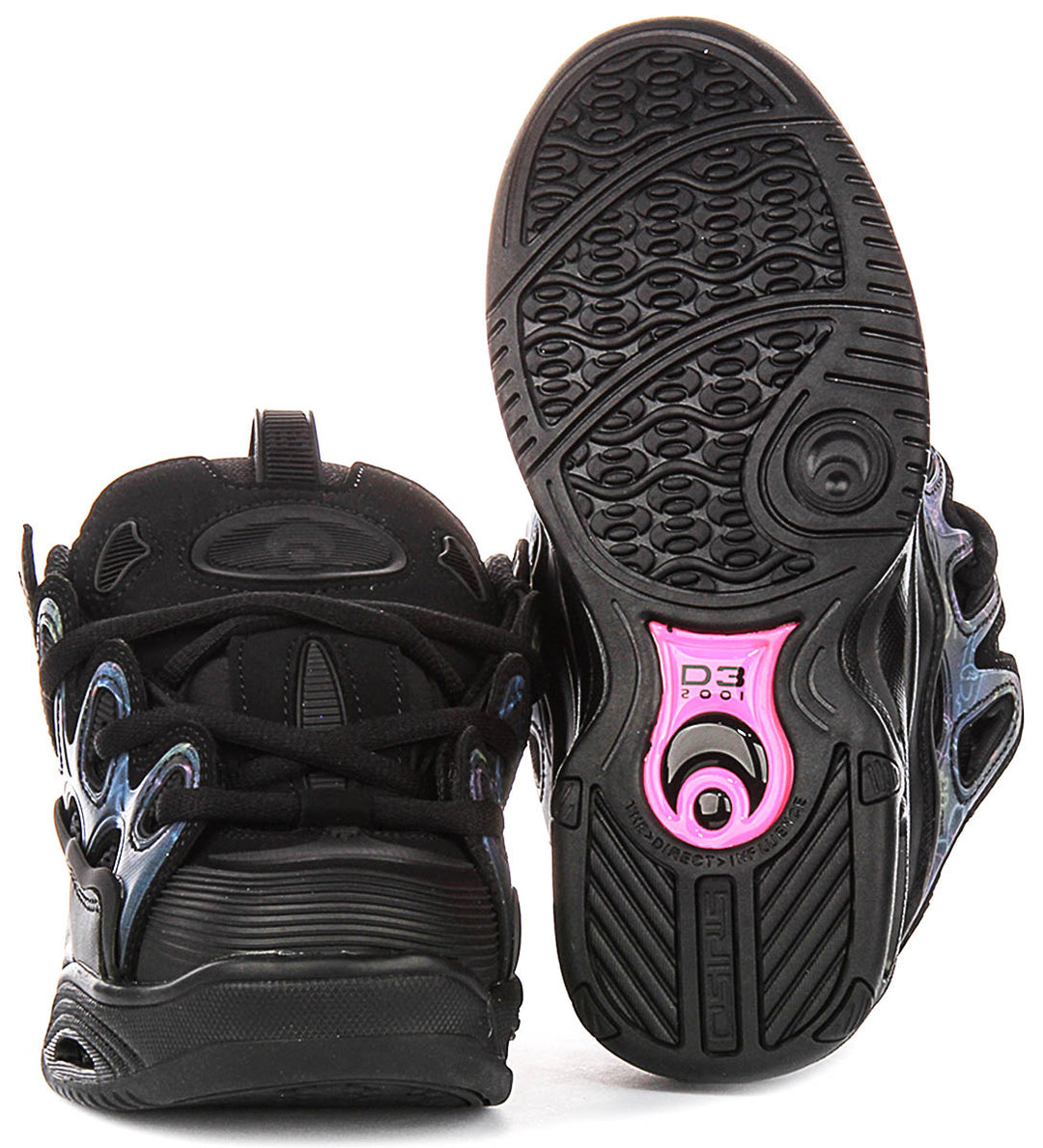 Osiris D3 2001 In Black Pink For Men
