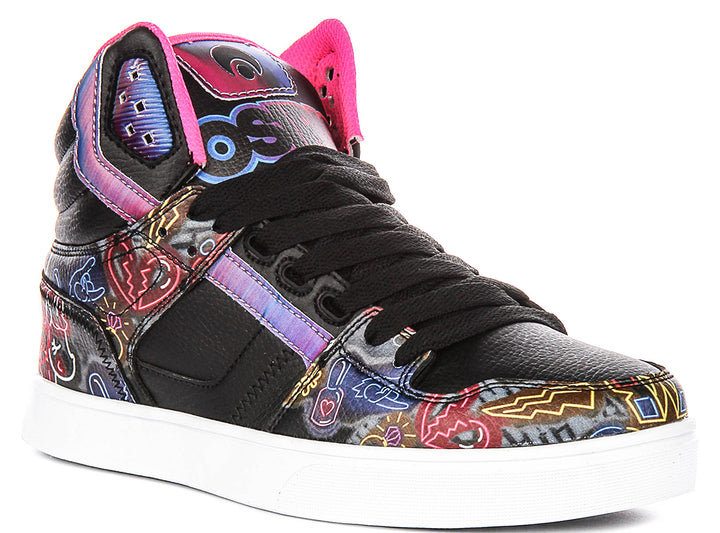 Osiris Clone In Black Pink Street Art For Men