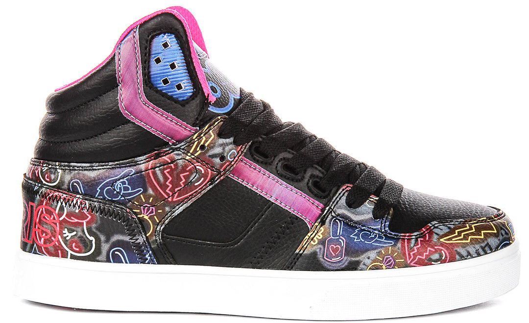 Osiris Clone In Black Pink Street Art For Men