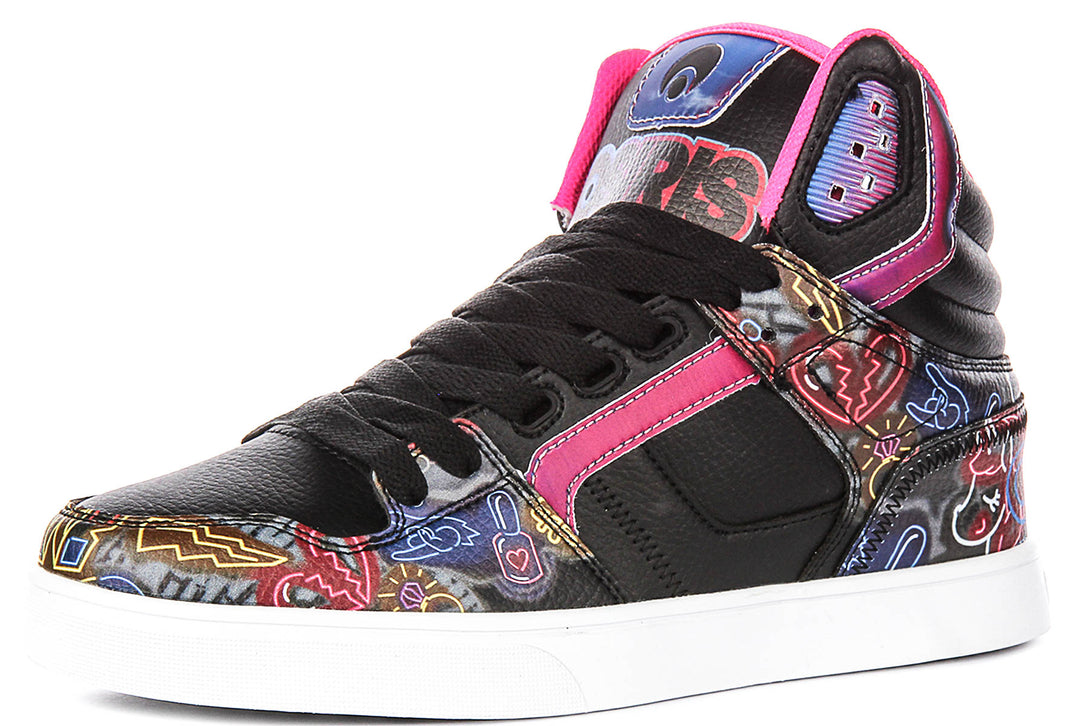 Osiris Clone In Black Pink Street Art For Men