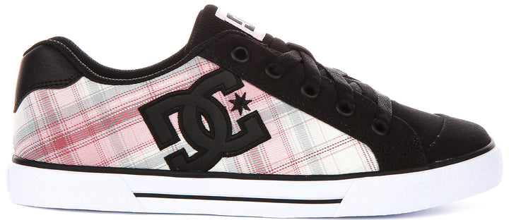Dc Shoes Chelsea In Black Pink For Women