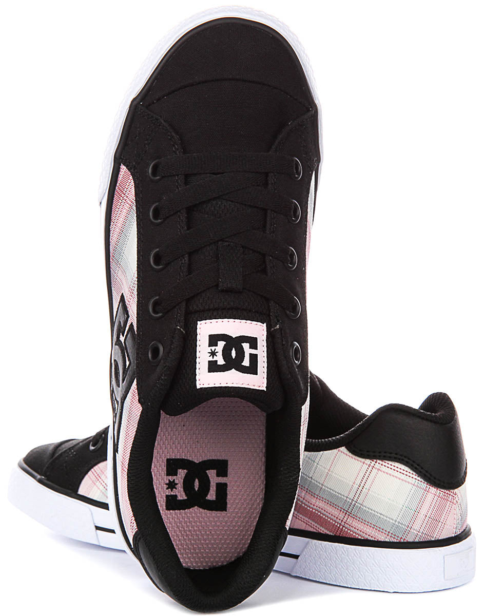 Dc Shoes Chelsea In Black Pink For Women