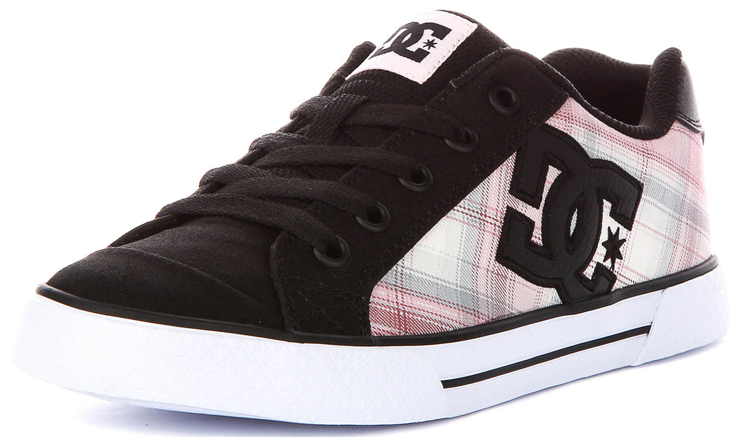 Dc Shoes Chelsea In Black Pink For Women