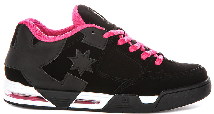 Dc Shoes Dc Command In Black Pink For Women